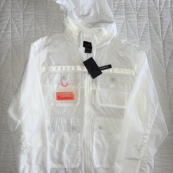 Jordan White Windbreaker Jacket - Picture 1 of 4